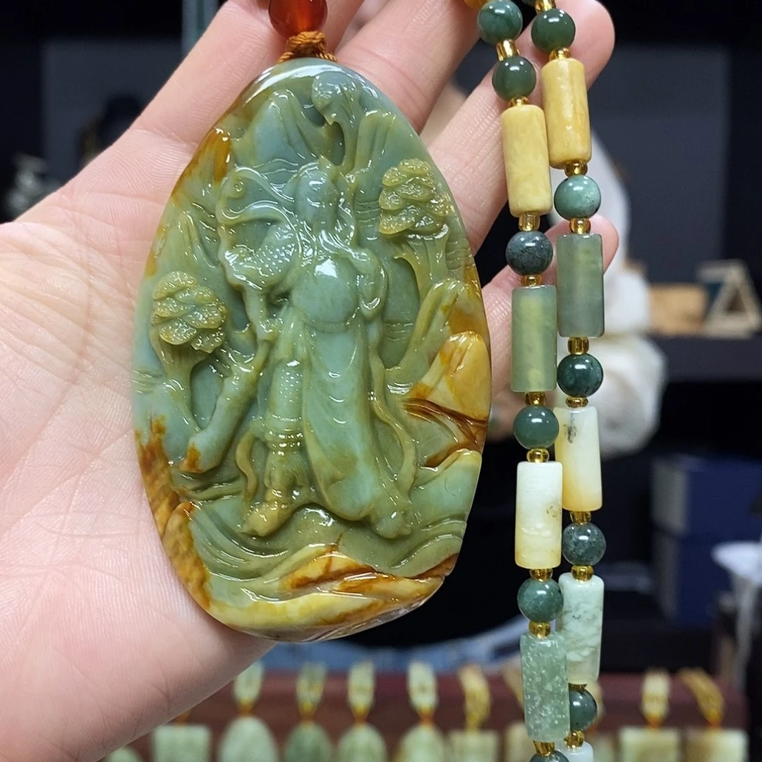 岫玉挂件吊坠未镶嵌