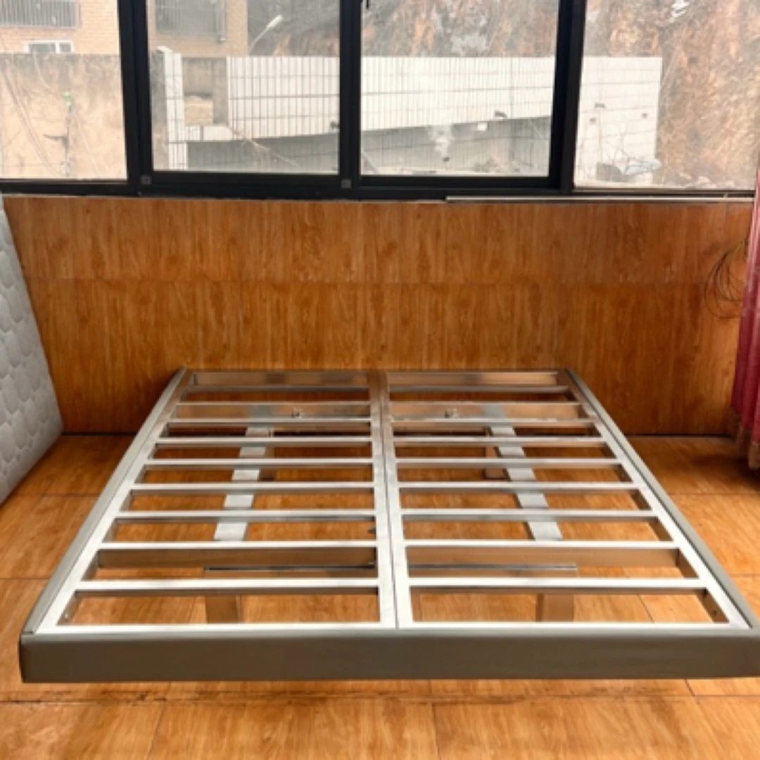 网红钢构悬浮床民宿专用轻奢无异响钢结构铁架铁艺钢架床加厚结实