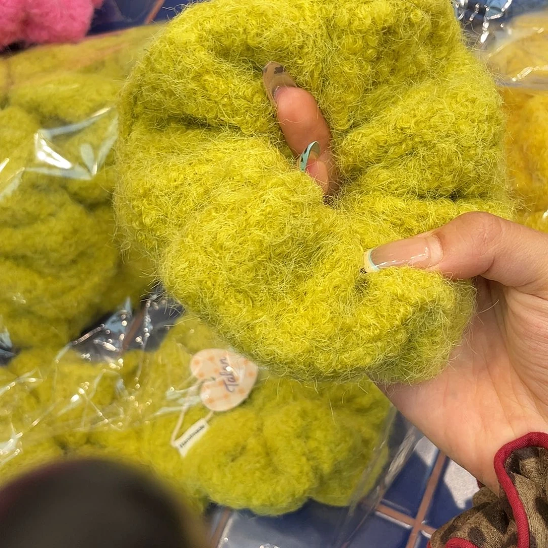 皮质铁合金咸菜绿发圈