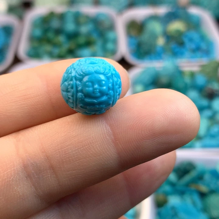 绿松石未镶嵌吊坠(不含链)13.5