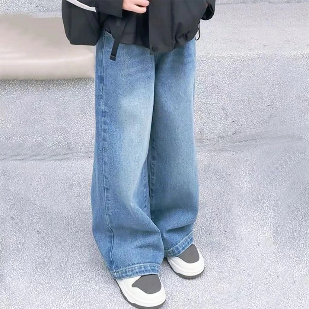 403210《现》优选韩版儿童休闲舒适洋气春款百搭牛仔裤