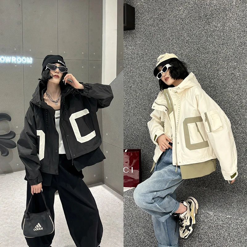 大码女装连帽开衫外套女胖mm显瘦不臃肿260斤胖妹妹休闲春季新款