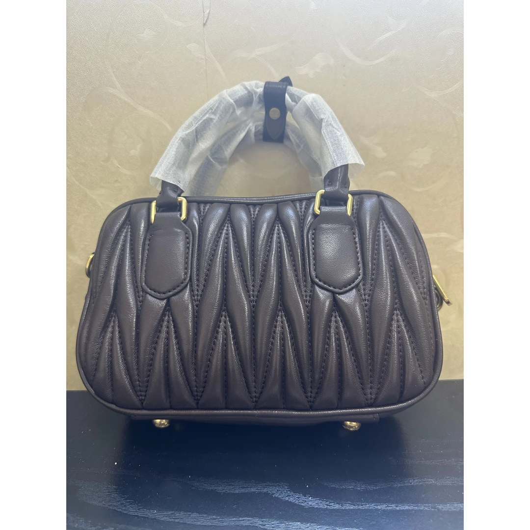 【FF】5BB123咖色气质时尚轻奢百搭真皮斜跨单肩包11