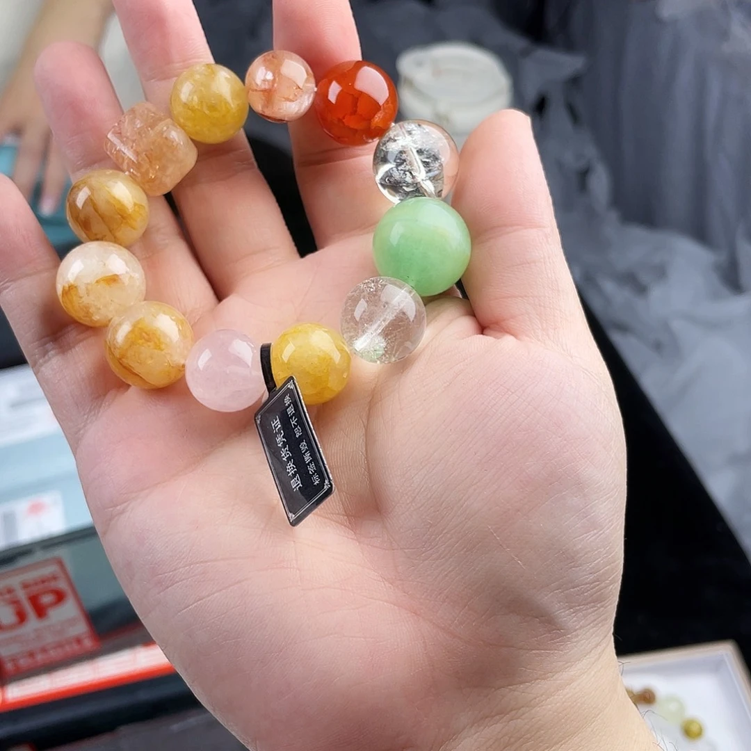 水晶银S925镶嵌手链