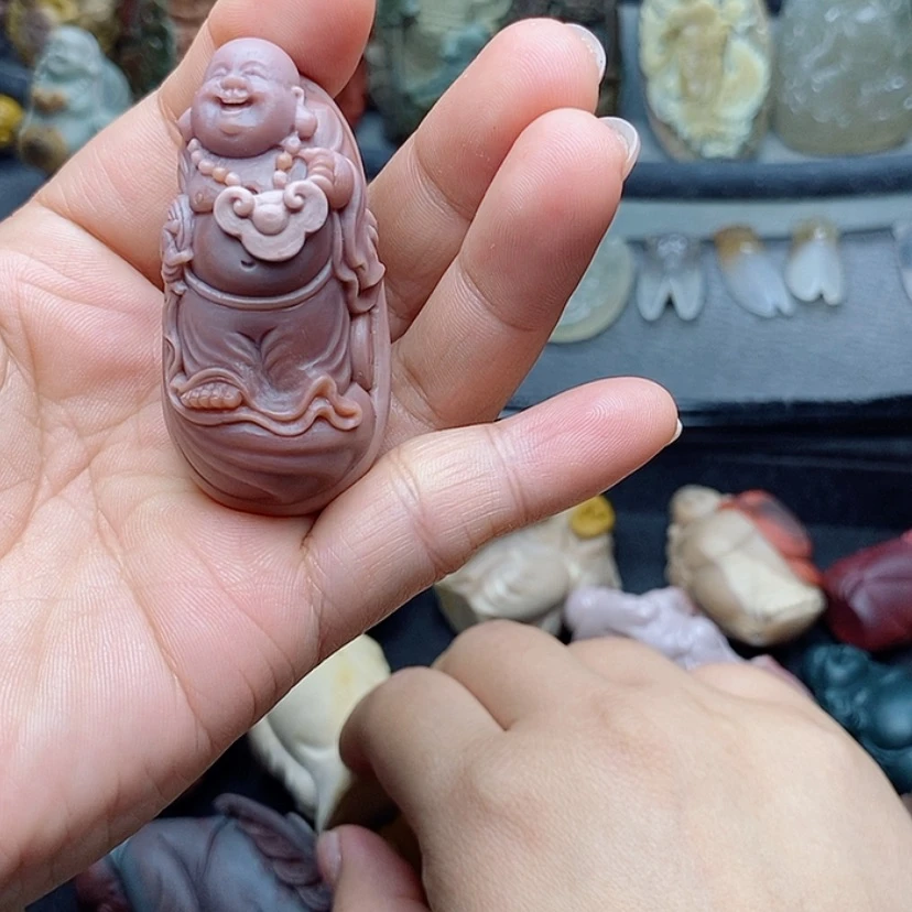 【闪购商品】定制石英质玉手把件未镶嵌