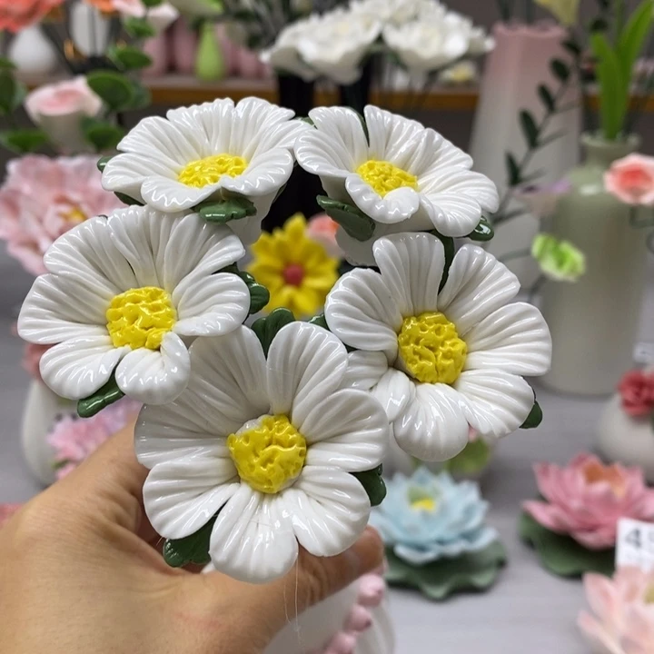 陶瓷陶瓷材料小雏菊