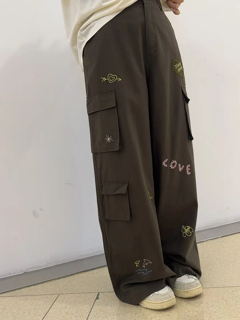 【辰美优选】章那汀/56005 休闲工装长裤
