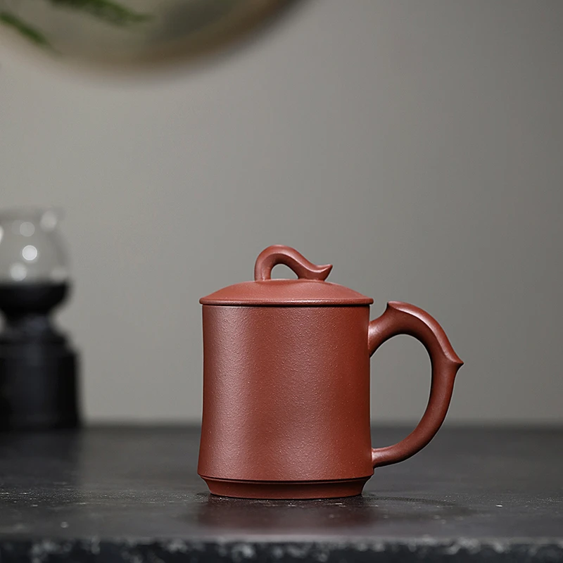 雪涓（一帆风顺）原矿紫砂420CC左右宜兴原矿盖杯