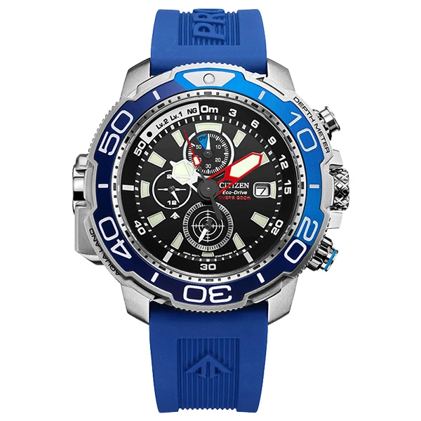Citizen/西铁城光动能潜水手表多功能大表盘男士腕表BJ2169-08E
