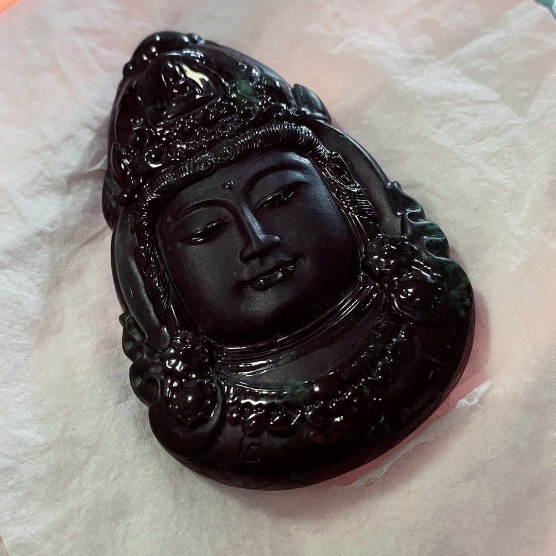 翡翠未镶嵌颈饰翡翠e