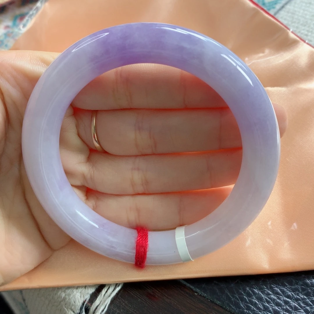 未镶嵌手镯翡翠缅甸天然翡翠A货56圆