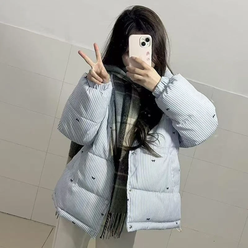 oversize面包服短款棉衣棉服女2025年新款潮秋冬季外套厚棉袄ins