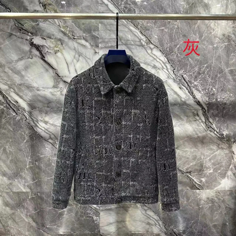 秋冬季男士新款百搭毛呢夹克10013