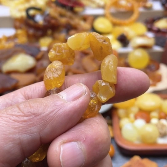 未镶嵌蜜蜡手串手串