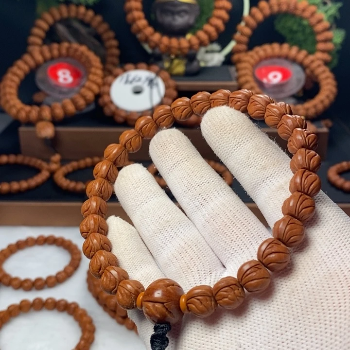 桃核吊坠秦岭龙纹桃核