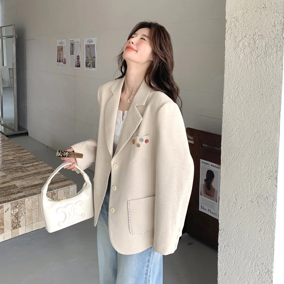 高级感西装外套女春秋2025新款休闲超好看小个子减龄流行爆款西服