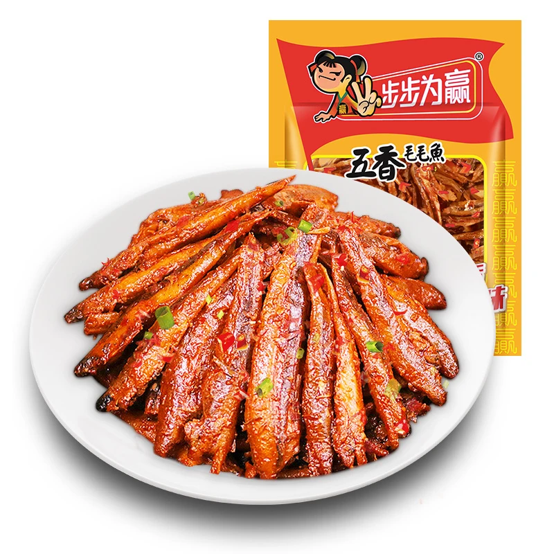 步步为赢五香毛毛鱼零食辣条解馋小食品晚自习充饥小零食休闲食品