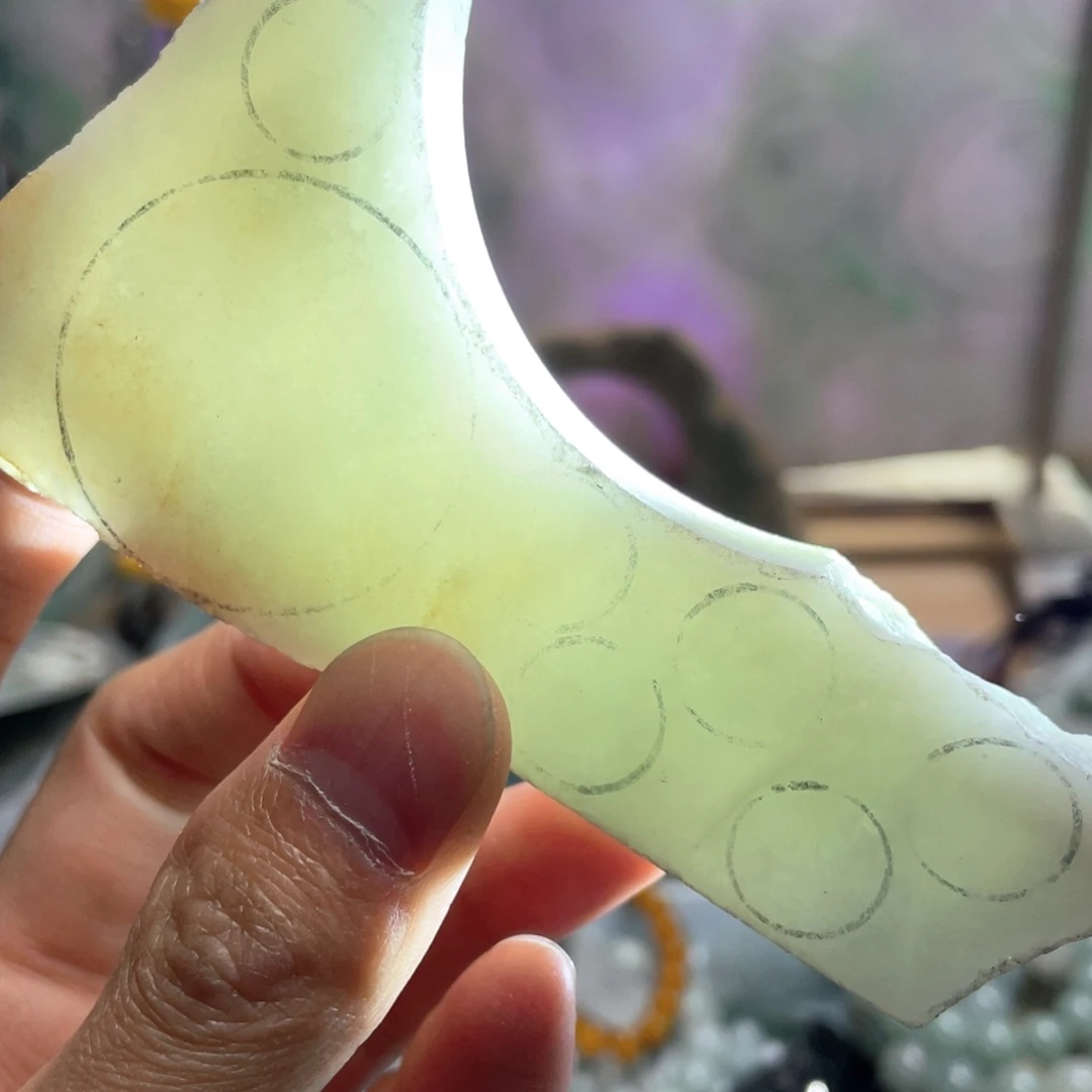 翡翠未镶嵌挂件K缅甸天然翡翠片料