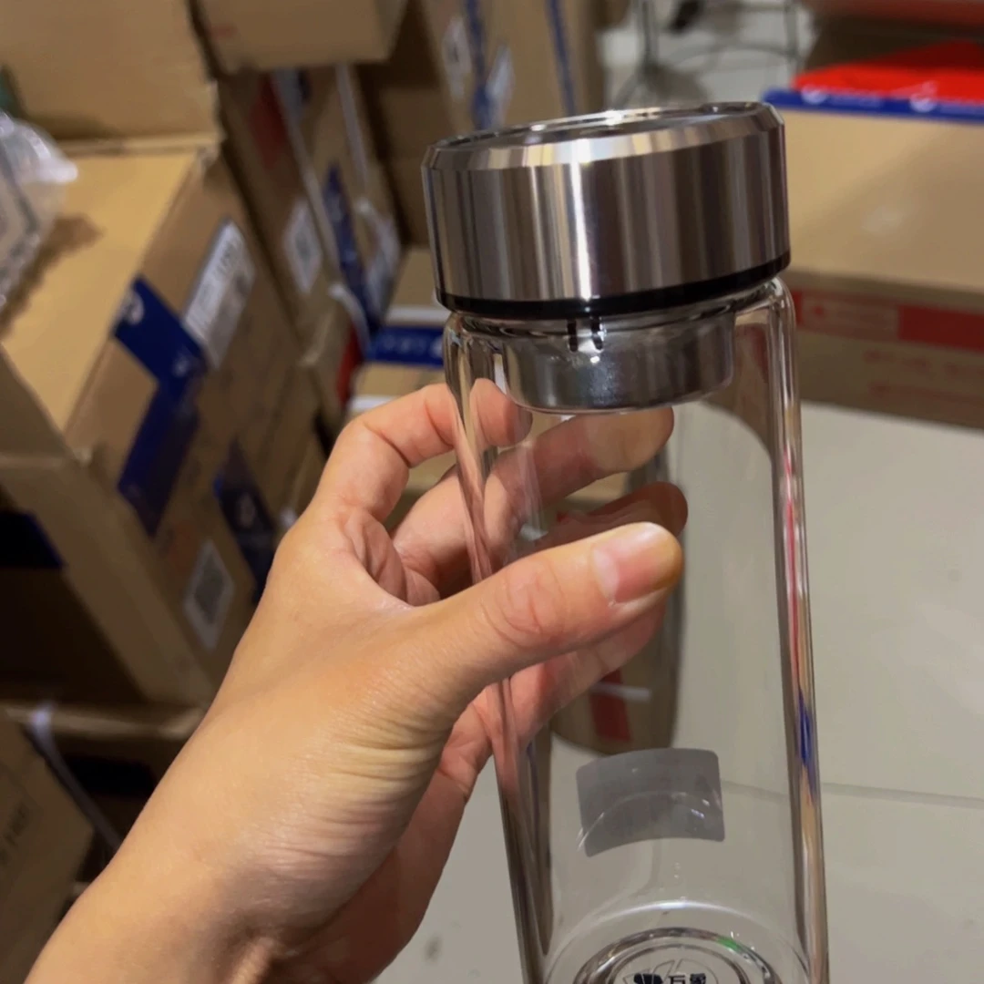 万象时空知了u429单层烫手玻璃杯520➕杯套