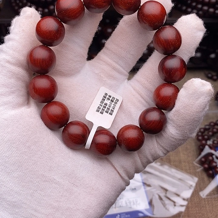 檀香紫檀（小叶紫檀）手串/手链M***眼原汁原味1.5cm