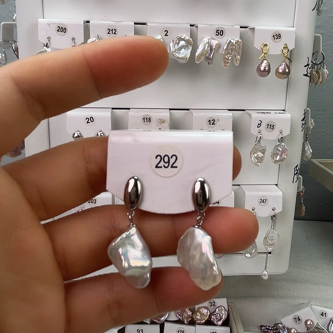 爱***～非金属925银淡水292