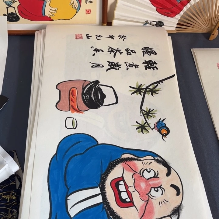 国画禅意画纯手绘作品