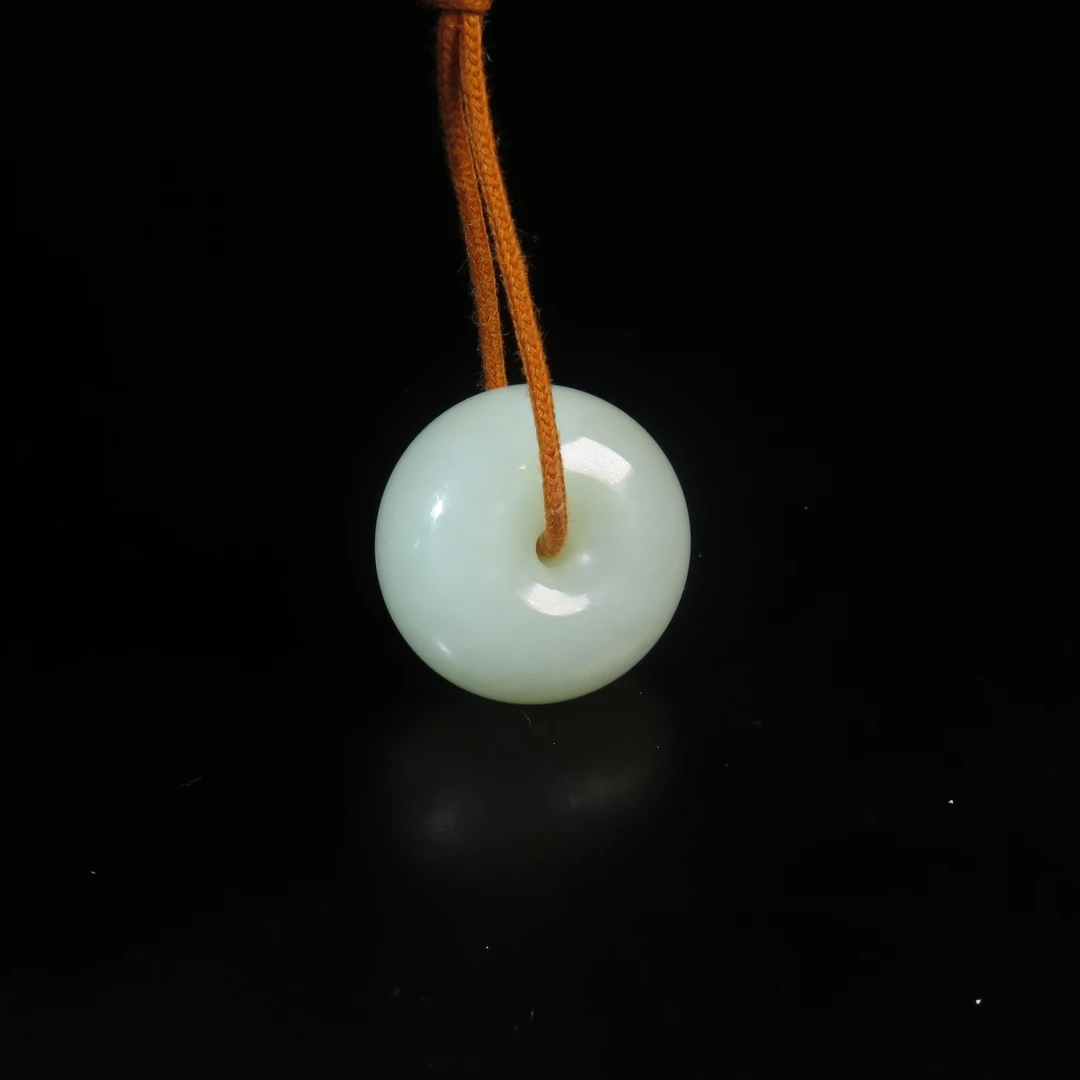 民国玉平安扣/MZ193073/和田玉/民族文物