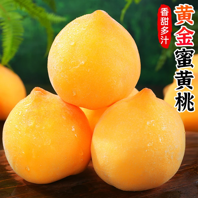 【香甜爆汁】黄金蜜黄桃2-4.5斤黄桃子非油桃毛桃水蜜桃新鲜水果