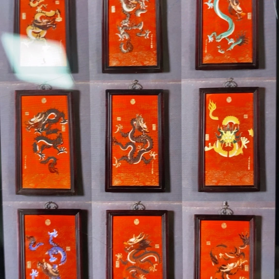 瓷片90*53*9景德镇瓷板画柴窑烧制