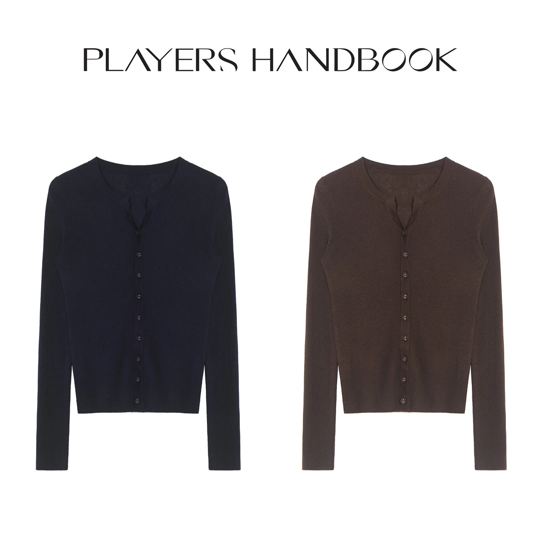 PH 《素影》极简显瘦蚕丝羊毛时尚潮流百搭气质针织开衫 PH6160