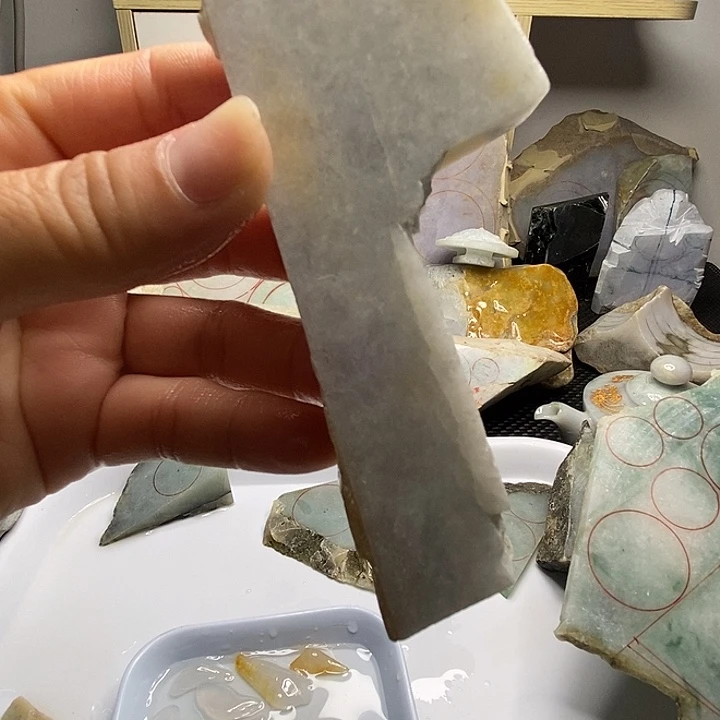 翡翠散珠缅甸翡翠86