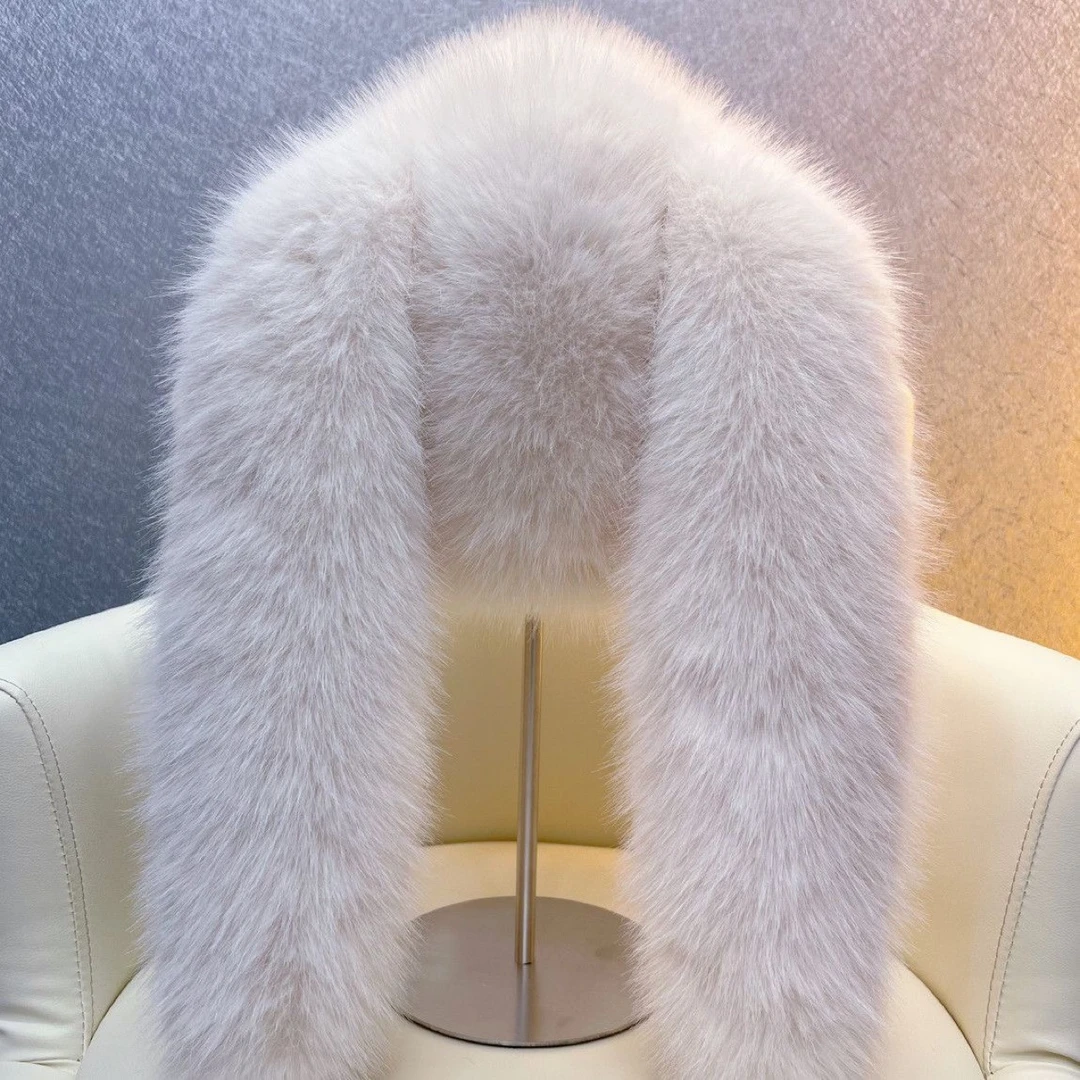 冬季帽子女长耳朵2024秋冬大头围保暖显脸小毛线帽加厚护耳包头帽