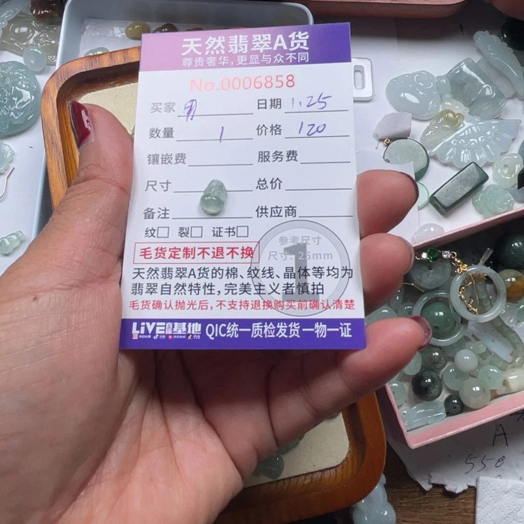 翡翠颈饰未镶嵌用****4