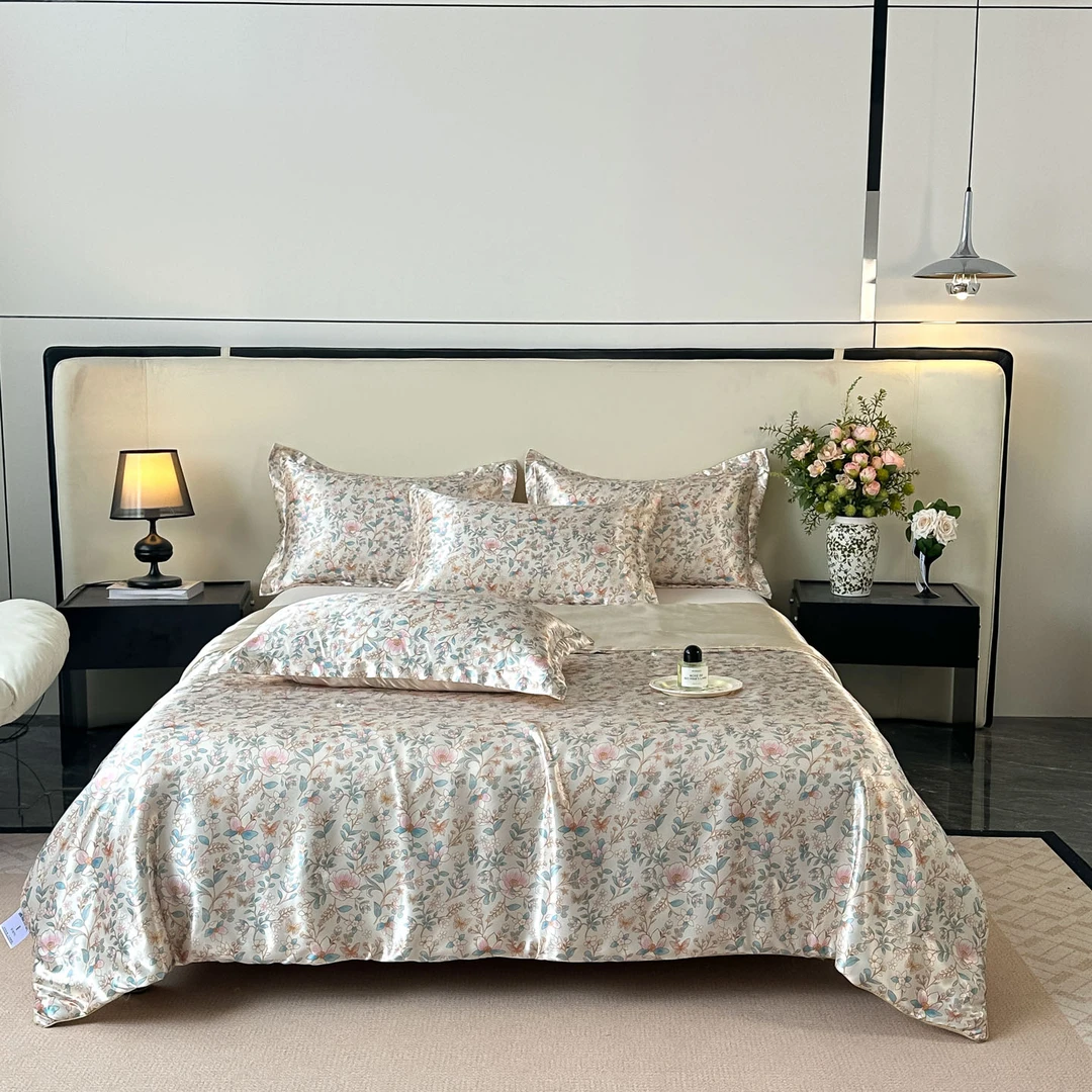 免费试睡30天艾草香味丝绸滑凉感夏被约4斤  200*230cm