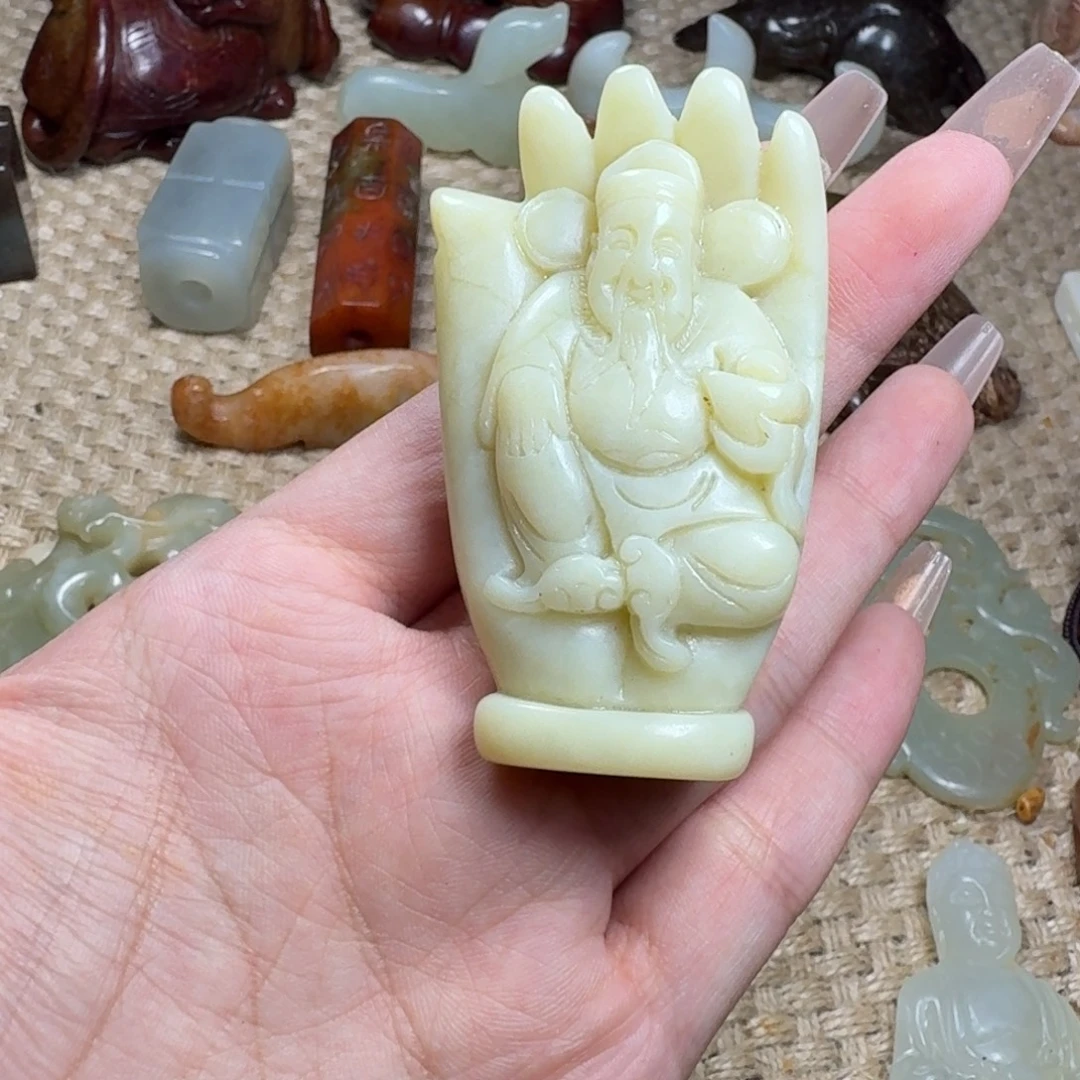 白玉菩提吊坠挂件