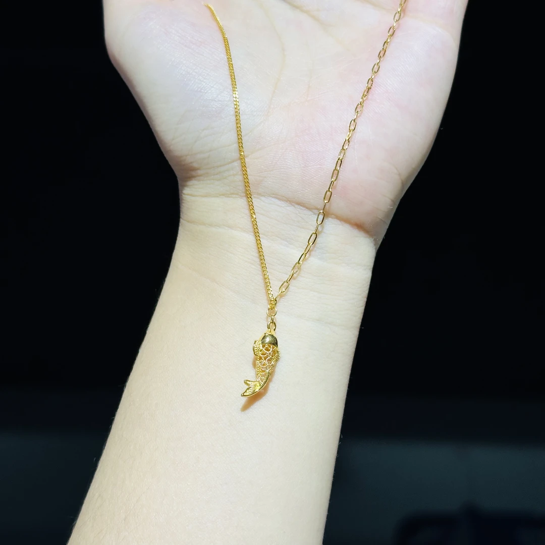 足金999 5G鱼套链 4.819