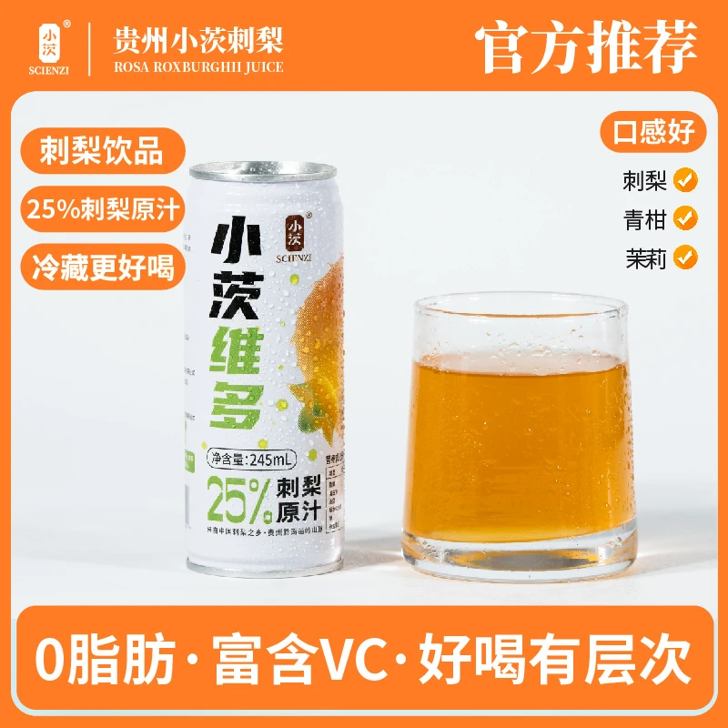 贵州小刺梨12瓶罐装饮料