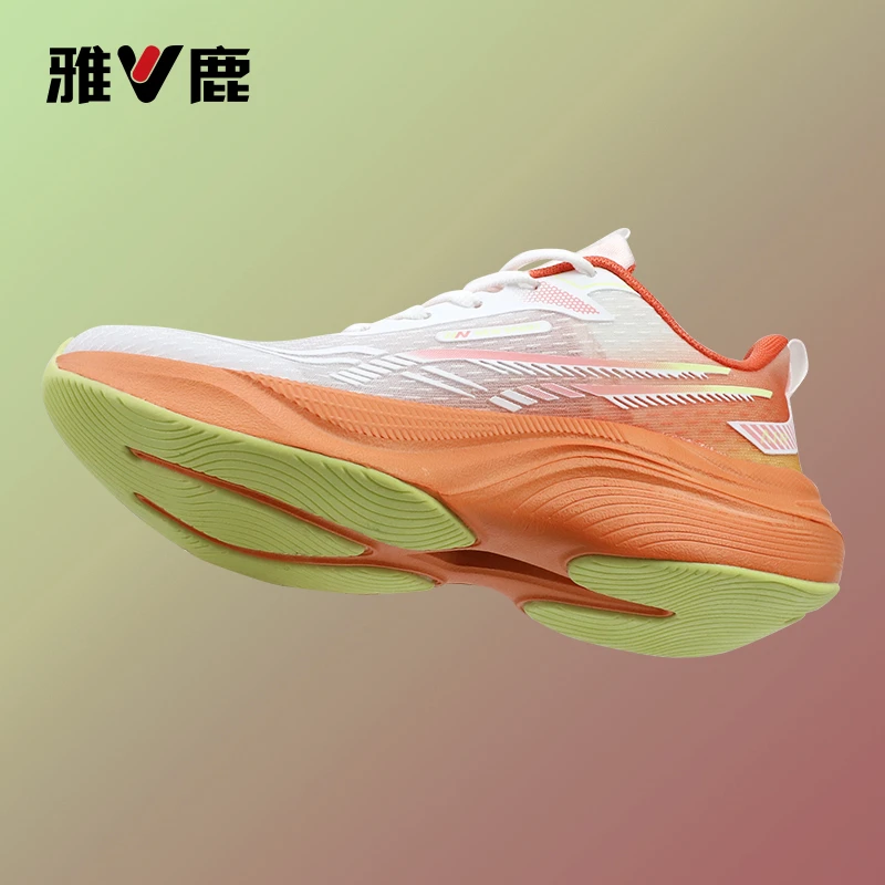 yaloo/雅鹿体育运动鞋男女情侣同款透气网面减震软弹飞织鞋Y8360