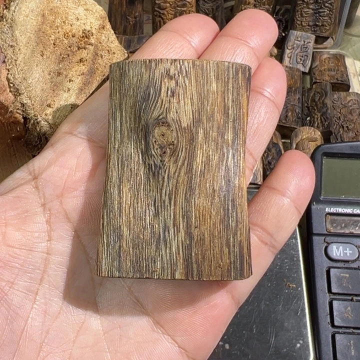 沉香吊坠黄棋楠沉香吊坠17.2克