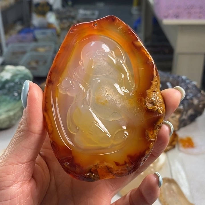 玛瑙/玉髓吊坠(不含链)未镶嵌