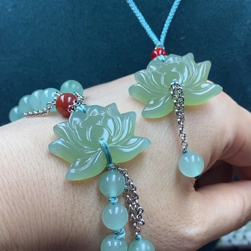 【闪购商品】蛇纹石玉吊坠，手牌未镶嵌