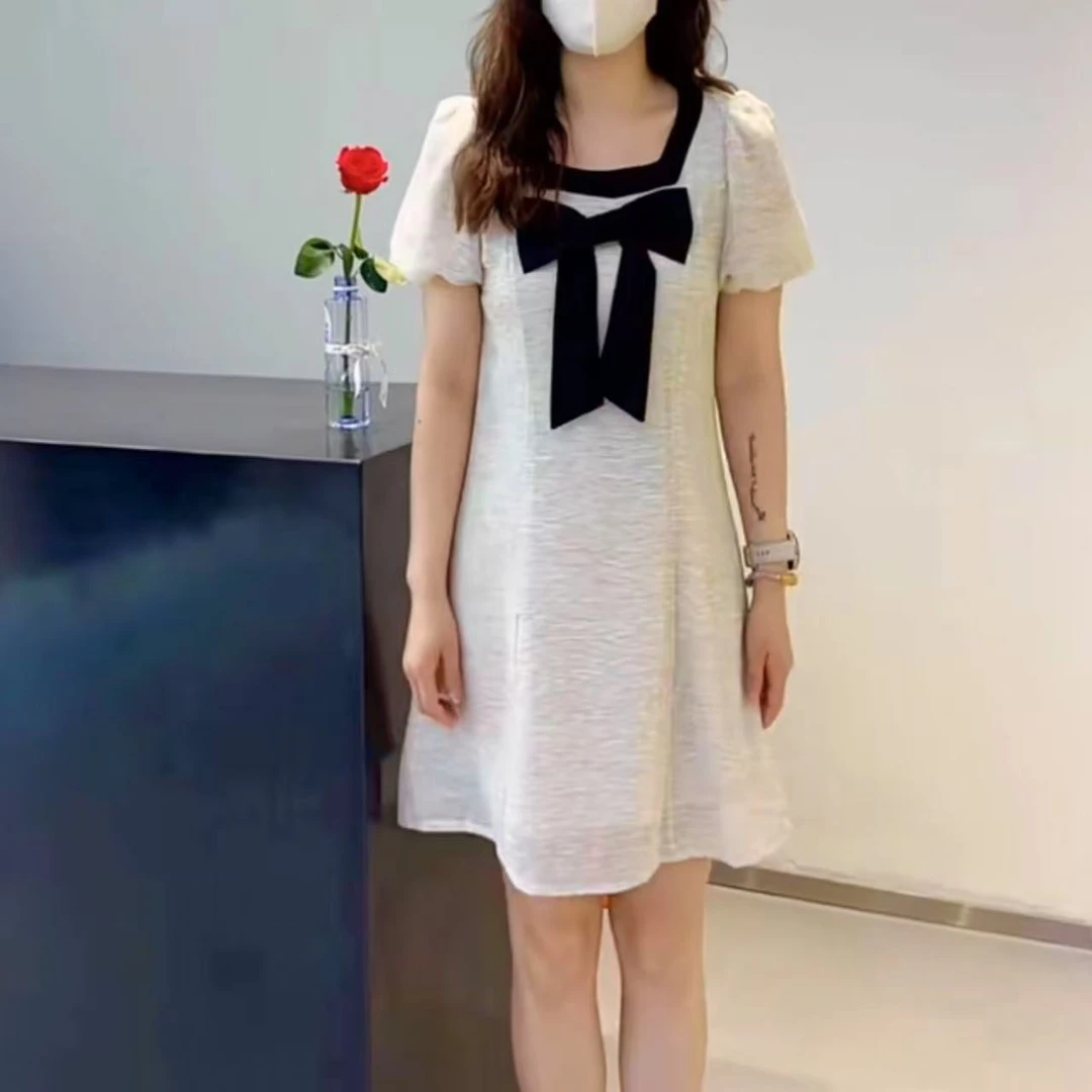 【MIS•FOFO买手店】NN1806-时尚女装设计感新款连衣裙法式气质显瘦