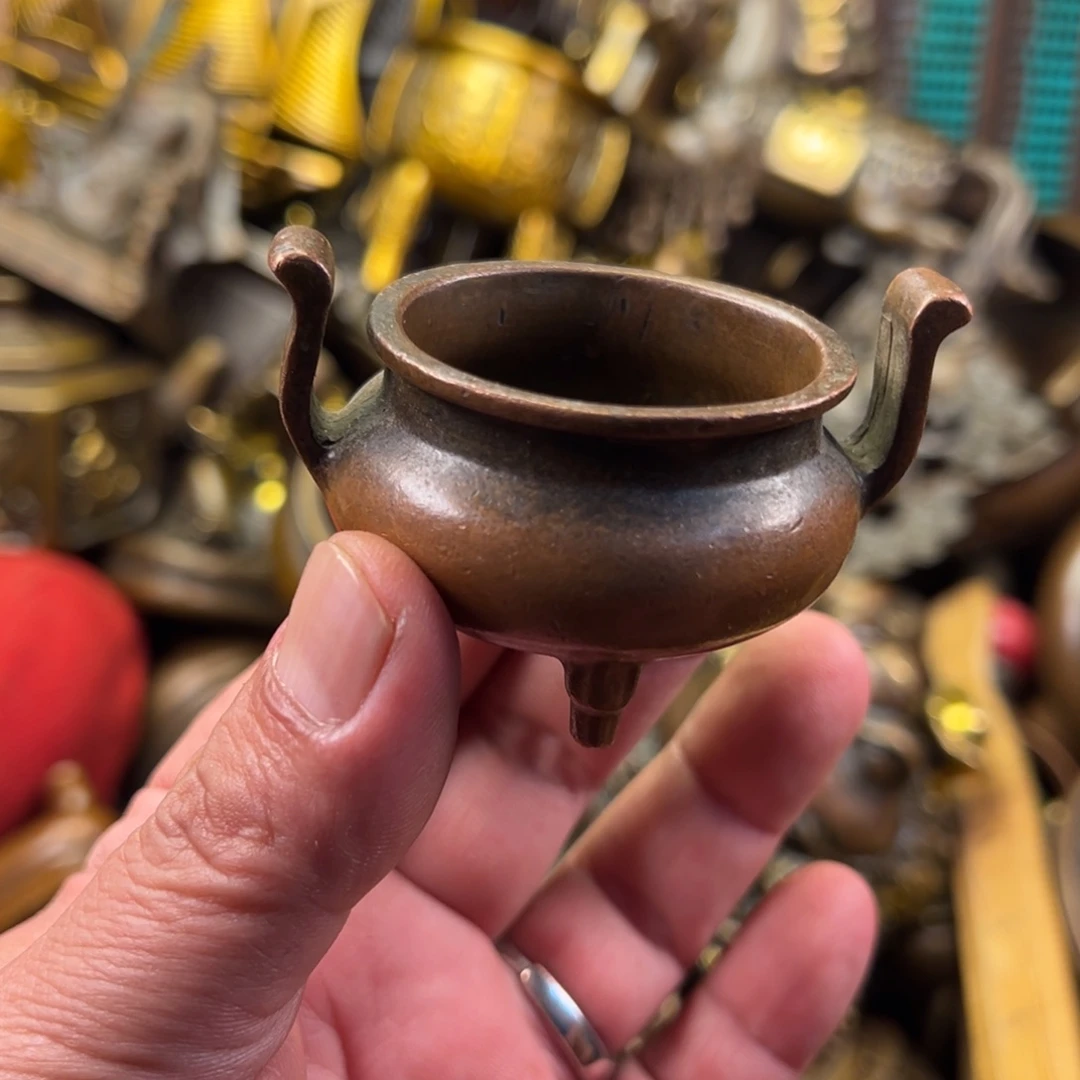 茶壶香炉铜器摆件