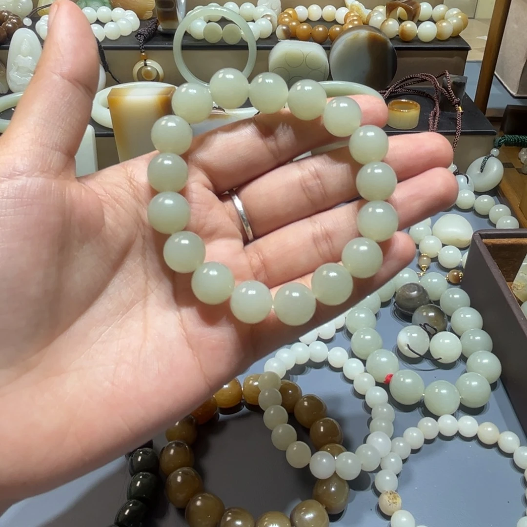 和田玉（青玉）未镶嵌手串