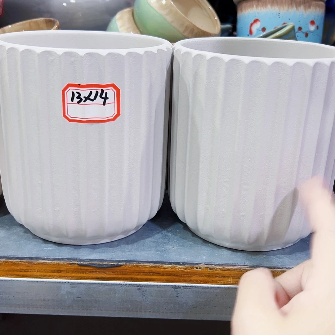 外贸尾单陶瓷花盆凑单10米包邮