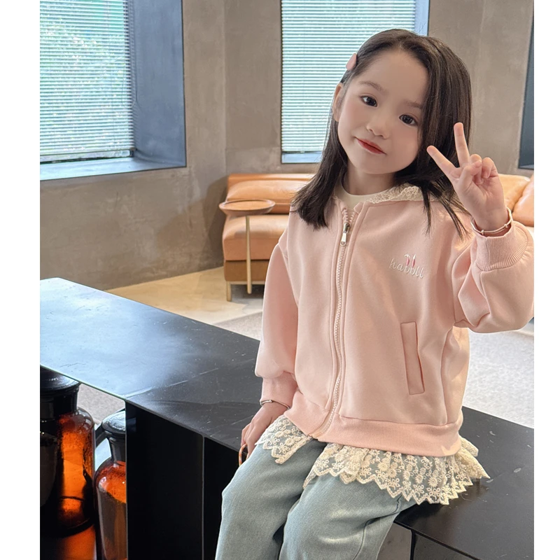 【晚樱】WWLL定制童装2025春装女宝宝休闲外套女童休闲服