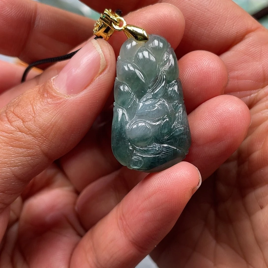 颈饰未镶嵌翡翠翡玉缘翡翠