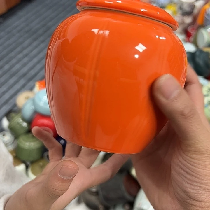 茶叶罐陶瓷家用储物罐瑕疵品介意勿拍