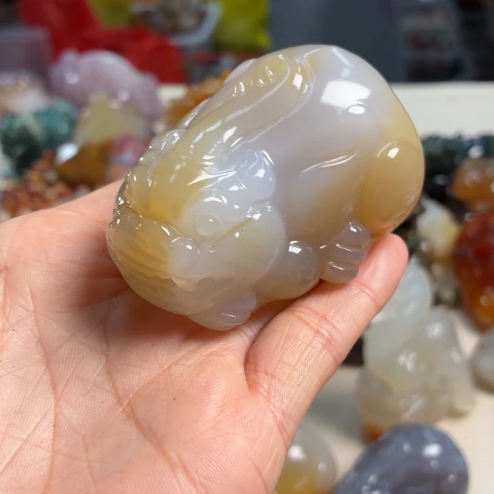 玛瑙/玉髓未镶嵌吊坠(不含链)