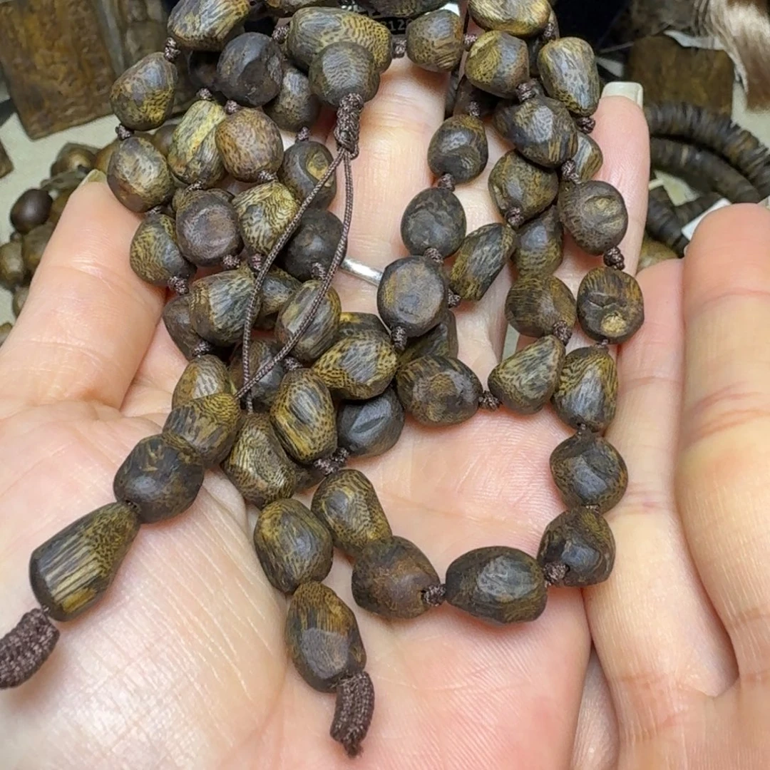 沉香手串沉水树丁张勺子卡8-31克多样性发货一条